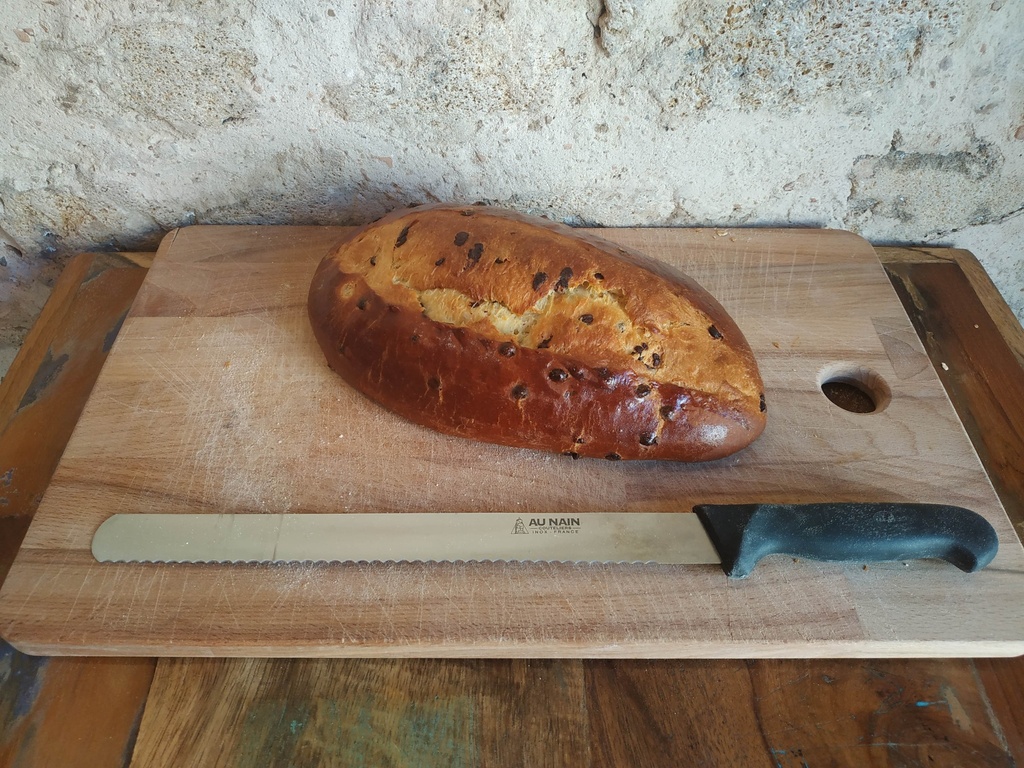 La Gâche Chocolat Brioche vendéenne au beurre et à la crème fraiche aux pépites de chocolat 360g